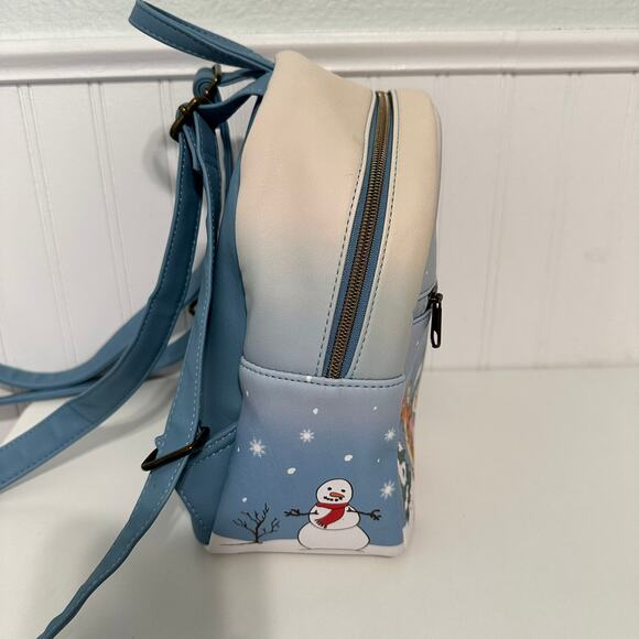 Loungefly Disney Winnie the Pooh Friends Holiday Christmas Winter Mini Backpack